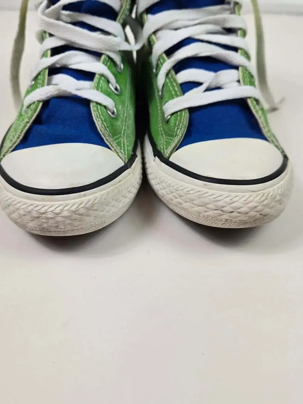 Converse Brazil Flag High Top Sneaker Kids 3/womens 5 Green Blue World Cup Shoes